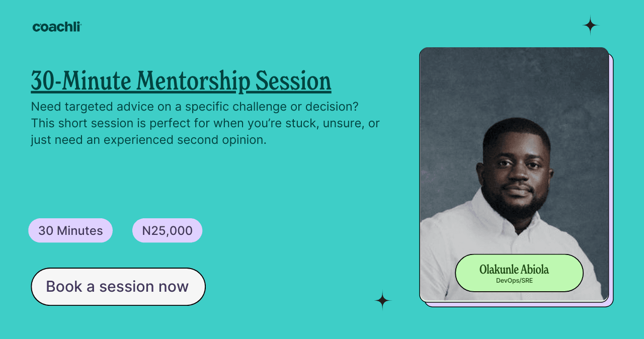 💬 30-Minute Mentorship Session