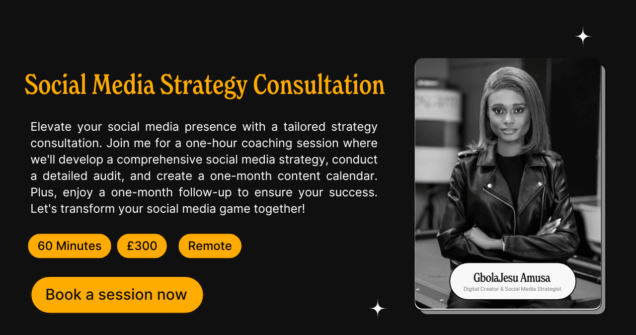 SOCIAL MEDIA STRATEGY CONSULTATION