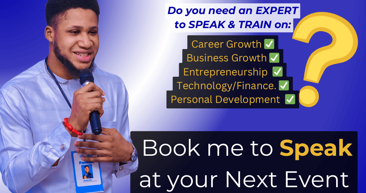 Book me to Speak at Your Event